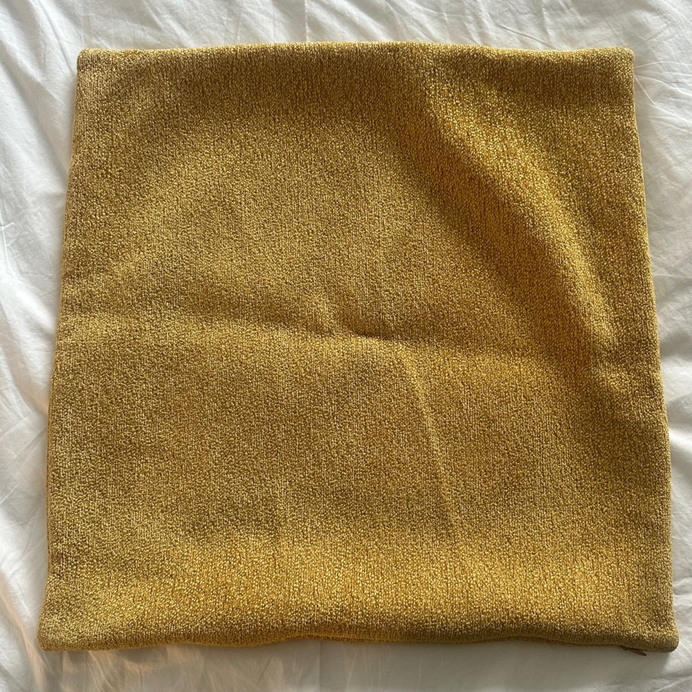 West Elm Gold Accent Pillow